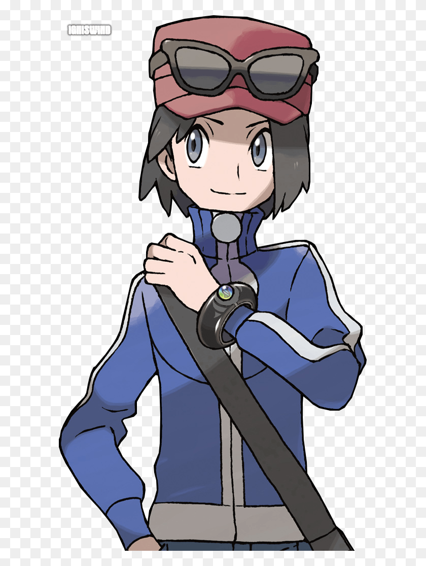 607x1055 Trainer X Hoodie Pokemon X And Y Trainer, Sunglasses, Accessories, Accessory HD PNG Download