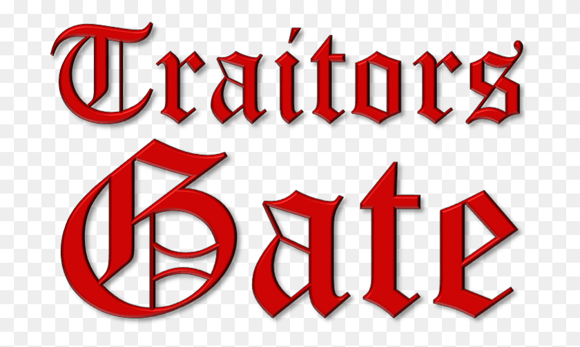 698x442 Traitors Gate Band Logo, Text, Alphabet, Dynamite HD PNG Download