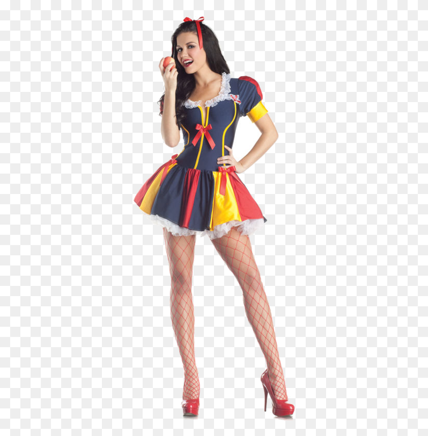318x794 Traje De Blancanieves Corto Sexiest Snow White Costumes, Costume, Person, Human HD PNG Download