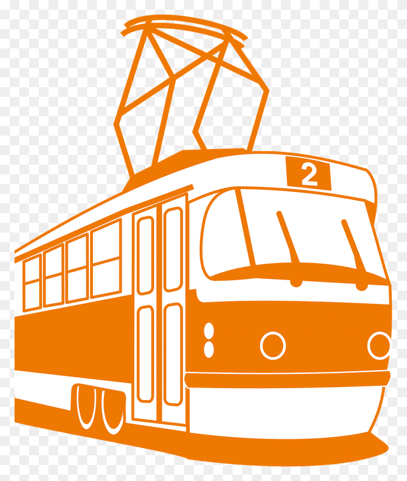 Трамвай рисунок