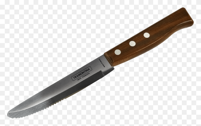 3550x2127 Tramontina Tradicional Jumbo Steak Knife Hunting Knife, Blade, Weapon, Weaponry HD PNG Download