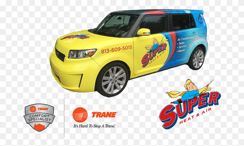 682x443 Trane Comfort Specialist Dealer Scion Xb, Car, Vehicle, Transportation HD PNG Download