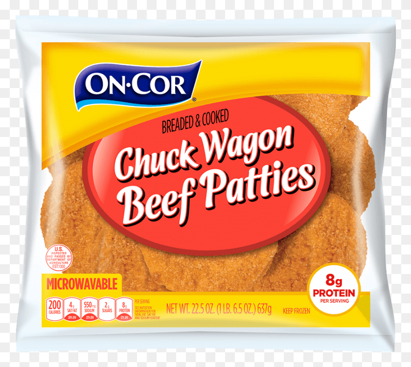 863x764 Trans Fat And A Good Source Of Protein Chuck Wagon Beef Patties, Bread, Food, Toast HD PNG Download
