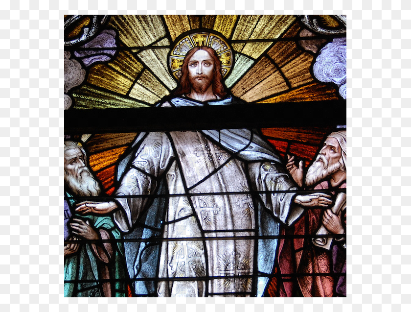 577x577 Transfiguration Transparent Wide Pic Stained Glass HD PNG Download