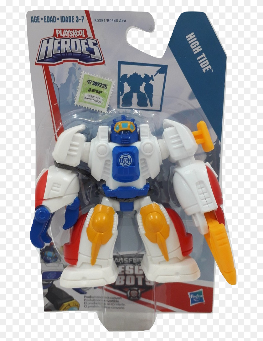 673x1030 Descargar Png Transformers High Tide Rescue Bots Playskool, Juguete, Robot Hd Png