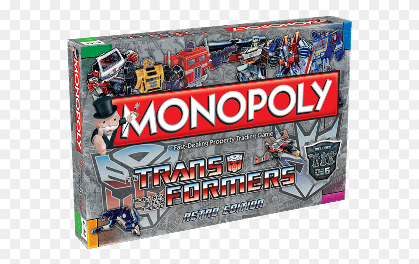 573x470 Descargar Png Transformers Retro Edition Transformers Monopoly, Publicidad, Cartel, Flyer Hd Png