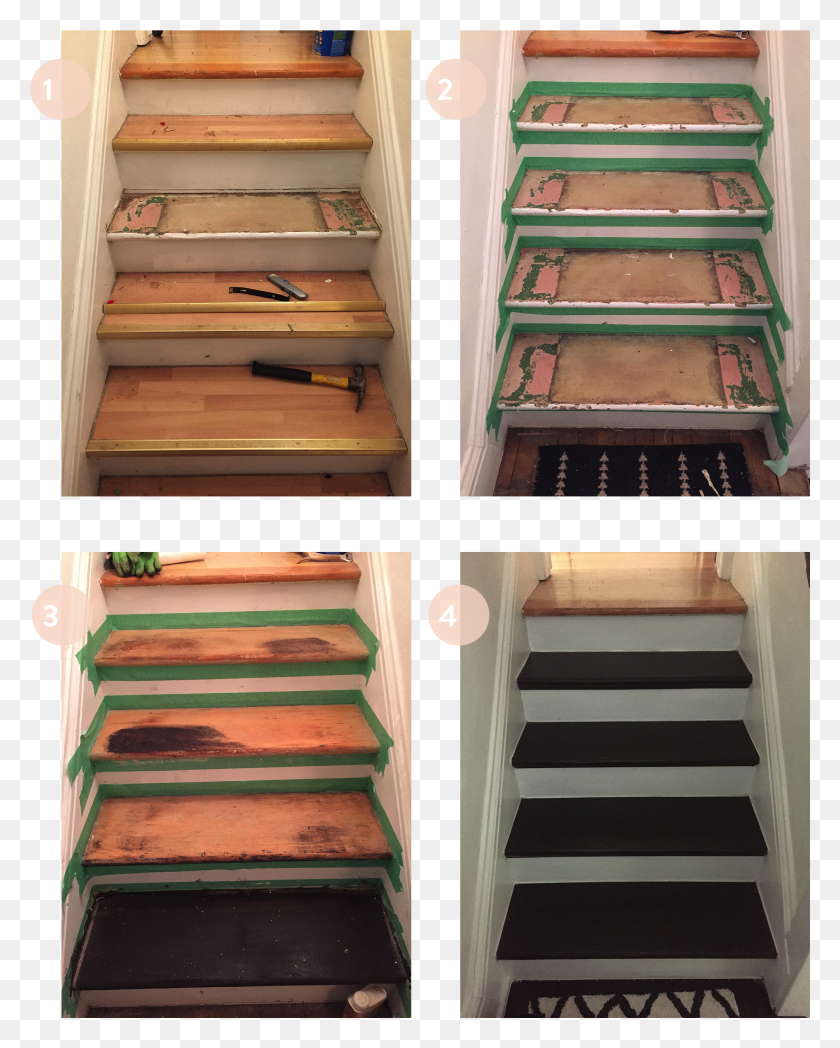 2007x2544 Transforming A Small Staircase Stairs HD PNG Download