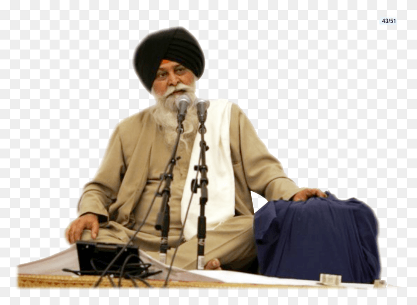 1183x844 Translated Bhai Sant Singh Maskeen, Person, Human, Clothing HD PNG Download