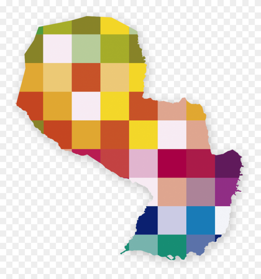 825x885 Descargar Png Transparencia Paraguay Mapa, Parcela, Persona, Aire Libre Hd Png