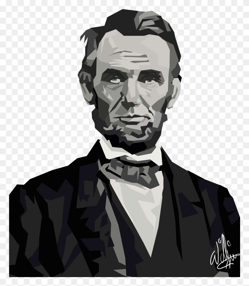 1333x1545 Transparent Abraham Lincoln Lincoln Saw In The Mirror, Person, Human, Face HD PNG Download