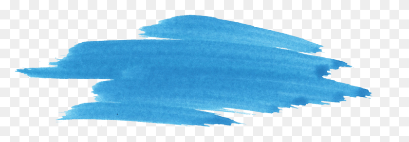 1024x305 Прозрачная Акриловая Картина Красивая 44 Синее Акварельное Море, Автомобиль, Транспорт, Самолет Hd Png Скачать