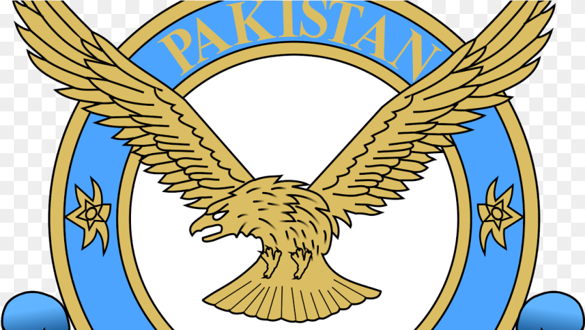 Transparent Air Force Logo Pakistan Air Force Logo, Emblem, Symbol, Badge Sticker PNG
