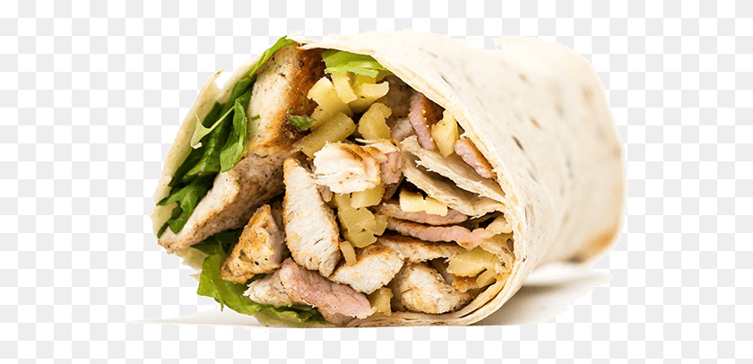 563x346 Transparent All Day Our Menus Wahu Express Wrap Roti, Sandwich Wrap, Food, Burrito HD PNG Download