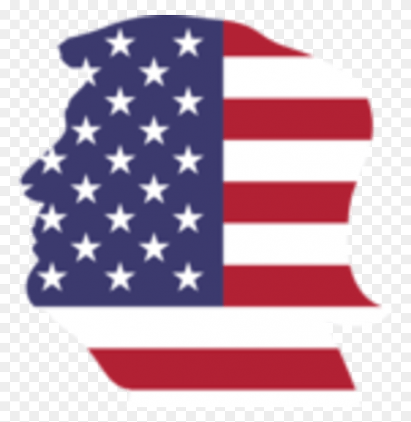 1168x1201 Transparent American Flag Trump, Flag, Symbol, Star Symbol HD PNG Download