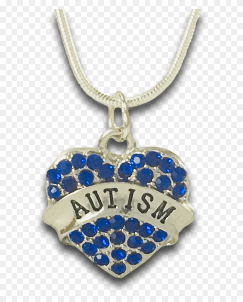 600x981 Transparent Autism Heart Locket, Sapphire, Gemstone, Jewelry HD PNG Download