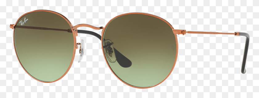 2824x941 Transparent Aviators Round Ray Ban Aviator Brown Gold, Sunglasses, Accessories, Accessory HD PNG Download