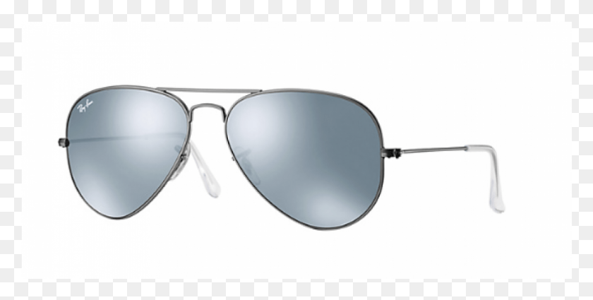 1001x469 Transparent Aviators Silver Rayban Lens Rb3025 019, Sunglasses, Accessories, Accessory HD PNG Download