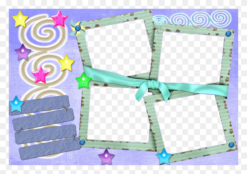1500x1026 Transparent Baby Frames 178924 Four Photo Frame, Knot, Text, Alphabet HD PNG Download