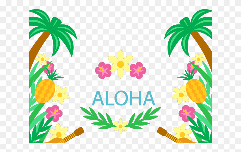 639x469 Descargar Png Fondo Transparente Aloha, Gráficos, Diseño Floral Hd Png