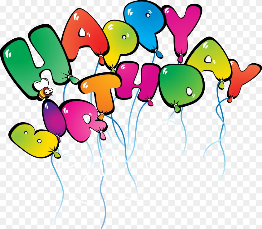 Transparent Background Cartoon Birthday Balloons, Balloon Clipart PNG