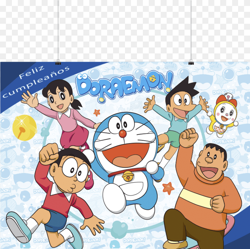 Background Doraemon, Baby, Person, Face, Head Sticker PNG