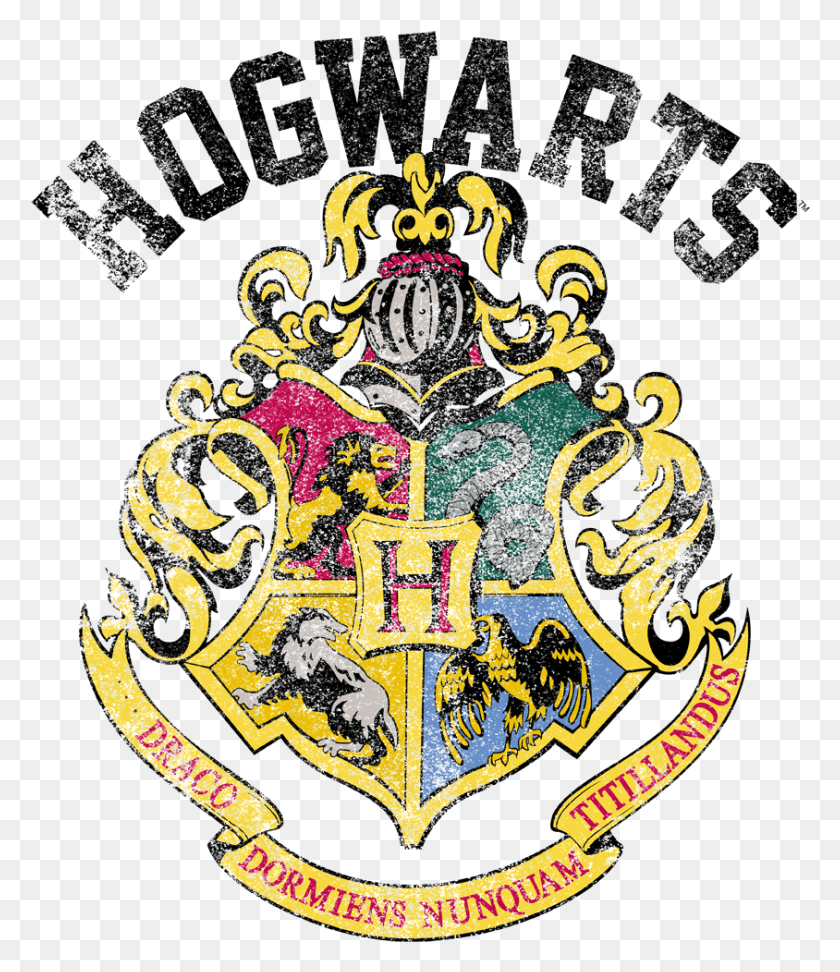 844x987 Transparent Background Hogwarts Crest, Emblem, Symbol, Logo HD PNG Download