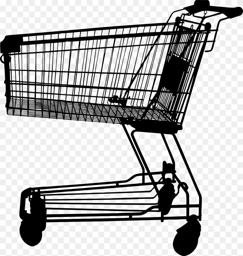 1824x1920 Transparent Background Shopping Cart, Gray Clipart PNG