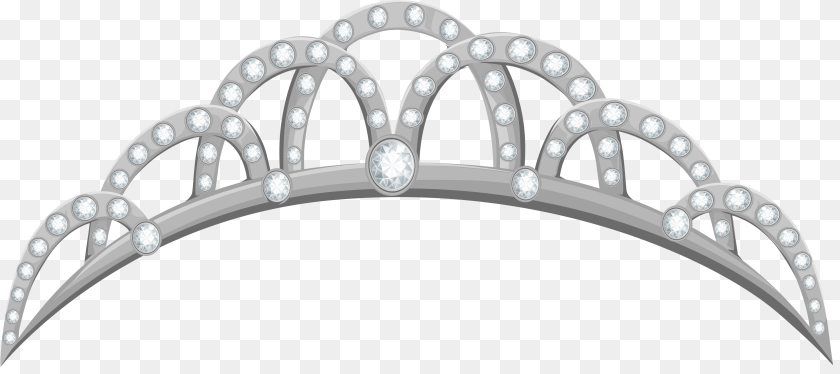 Transparent Background Silver Crown Transparent Silver Tiara, Accessories, Jewelry Clipart PNG