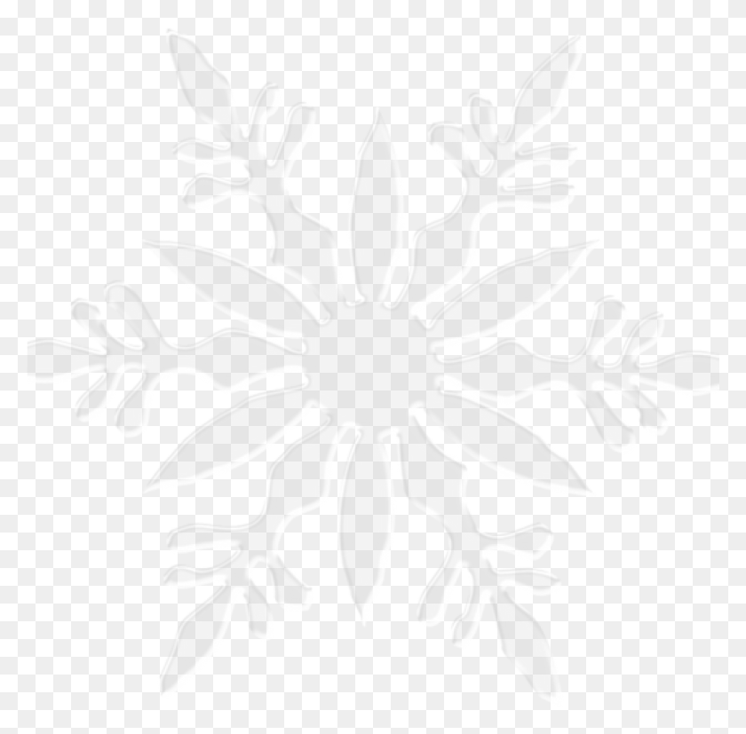 1025x1009 Transparent Background Snowflake, Stencil HD PNG Download