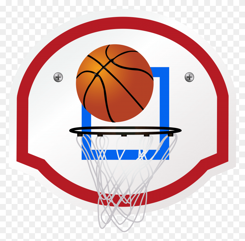 7897x7771 Transparent Basketball Goal Clipart, Label, Text, Ball HD PNG Download