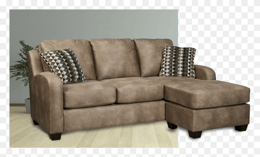 1373x791 Transparent Bed Side View Ashley Alturo Sofa With Chaise, Furniture, Couch, Cushion HD PNG Download