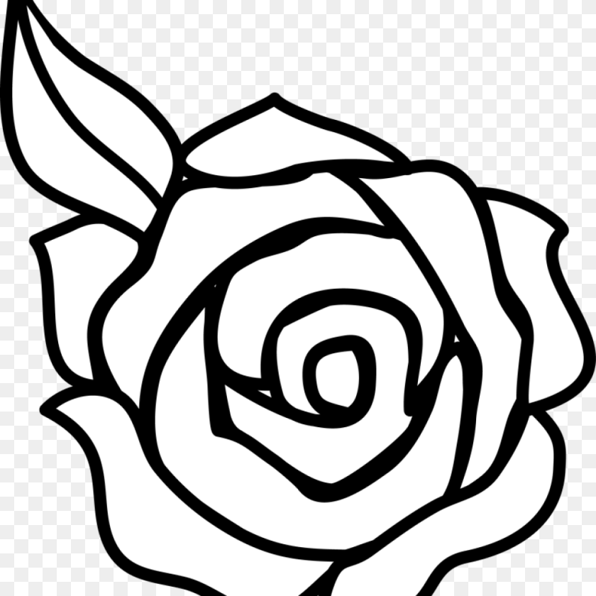 Black And White Cupcake Easy Simple Rose Drawing, Flower, Plant, Baby, Person Transparent PNG