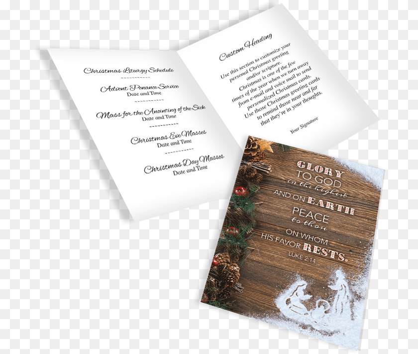 Transparent Blank Greeting Card Book, Advertisement, Poster, Business Card, Paper Sticker PNG