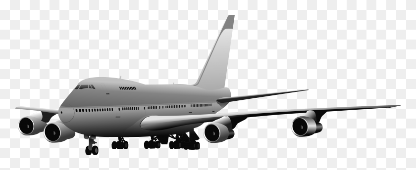 5645x2057 Transparent Boeing 747 Avio Em, Airplane, Aircraft, Vehicle HD PNG Download