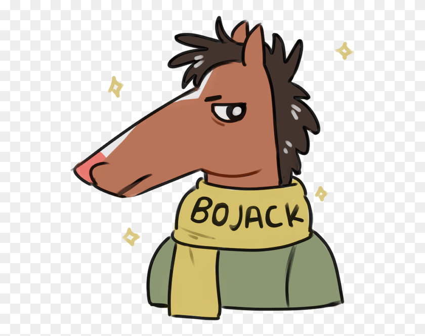 566x604 Transparent Bojack For Your Needs Cartoon, Label, Text, Animal HD PNG Download