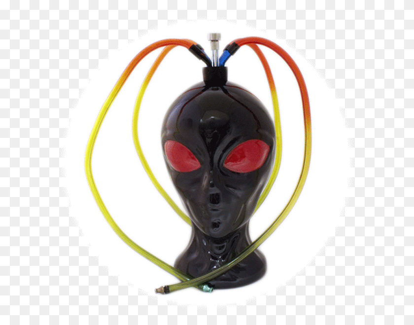 600x600 Transparent Bong Alien Head Mask, Headphones, Electronics, Headset Descargar Hd Png