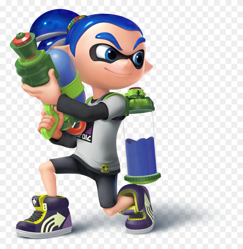 1166x1194 Descargar Png / Chico Inkling Inkling Chica Y Chico Inkling Png