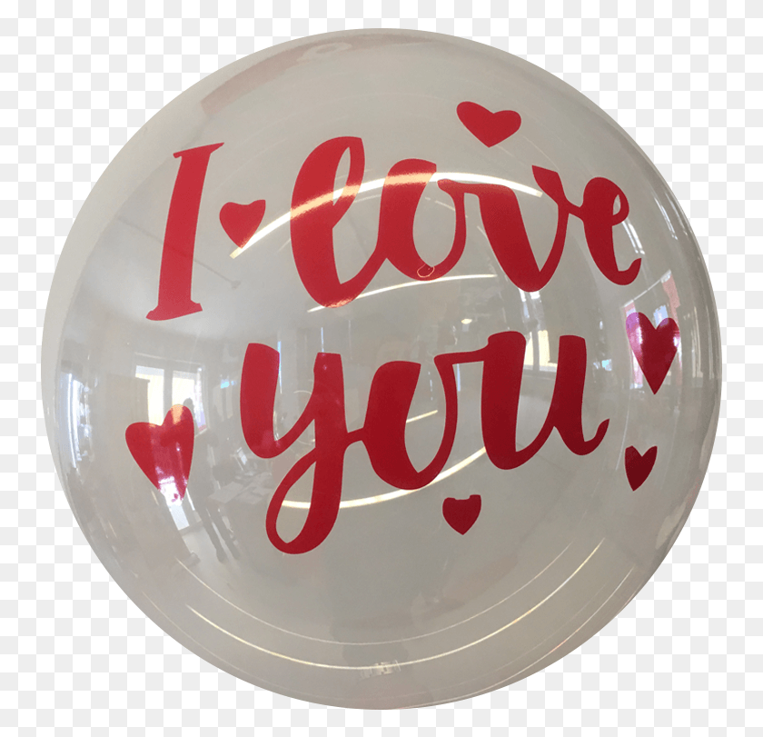 751x751 Transparent Bubble With Vinyl Stickers Love And Hearts Brush Lettering I Love You, Text, Bowl, Logo Descargar Hd Png