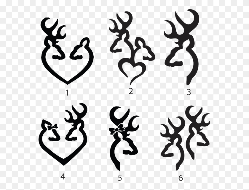 581x584 Transparent Calvin Peeing Simple Deer Head Tattoos, Accessories, Accessory, Jewelry HD PNG Download
