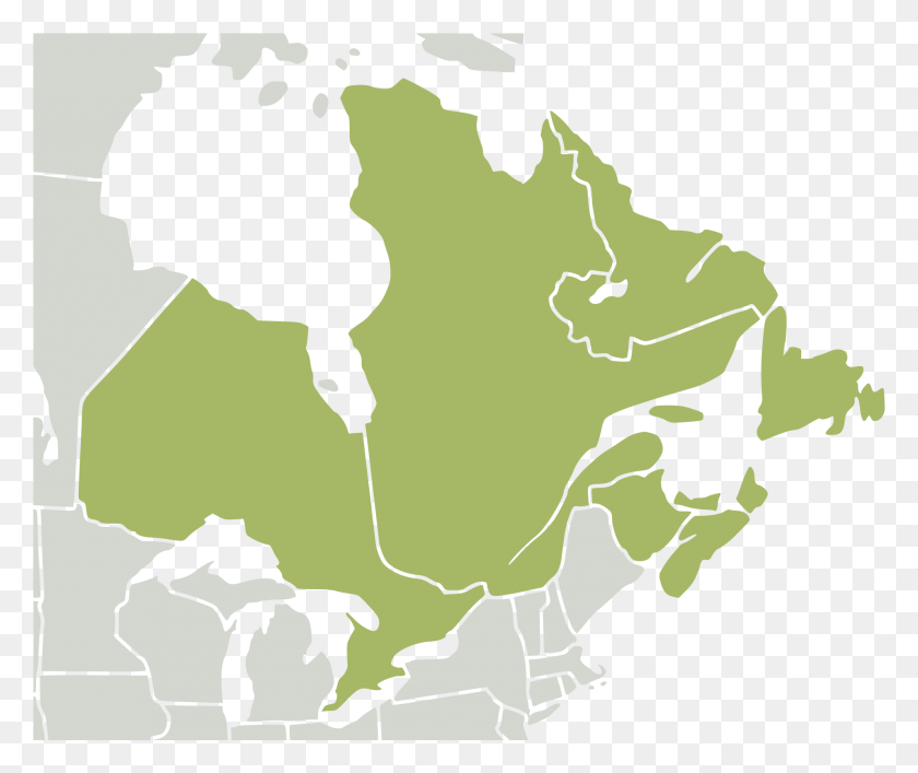 1915x1589 Descargar Png / Mapa De Canadá Png