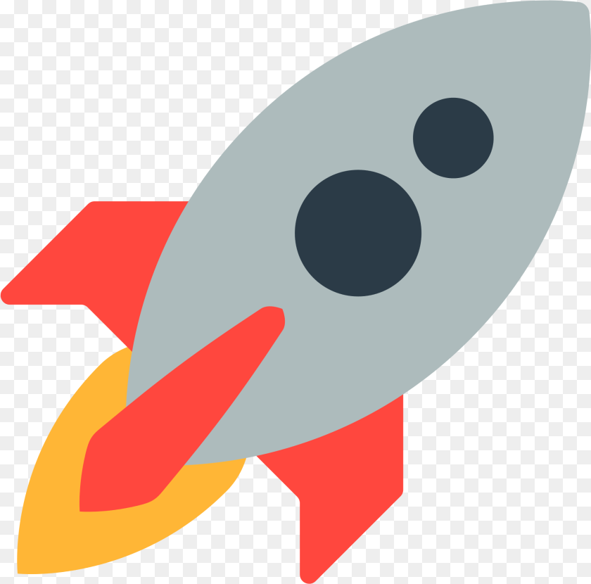 1975x1952 Transparent Cartoon Rocket Rocket Emoji, Weapon, Ammunition, Missile Sticker PNG