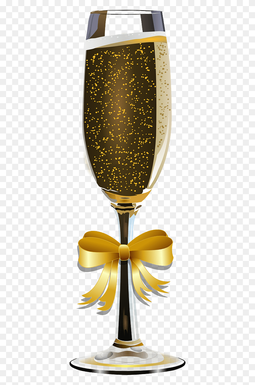 389x1209 Transparent Champagne Glasses Toast Gold Wine Glass Clipart, Glass, Beer Glass, Beer HD PNG Download
