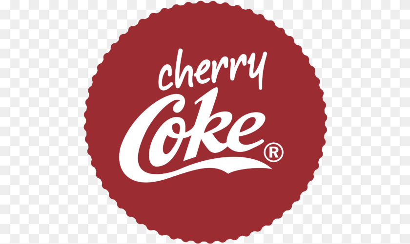Cherry Coke Logo, Beverage, Soda, Face, Head Sticker PNG