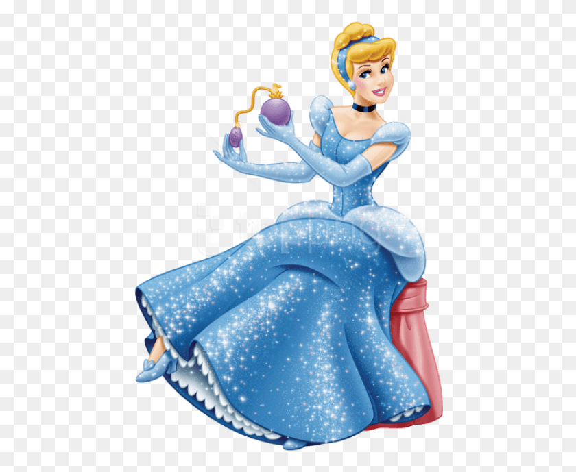 455x629 Transparent Cinderella Clipart Photo Transparent Background Disney Princess Clipart, Figurine, Performer, Leisure Activities HD PNG Download