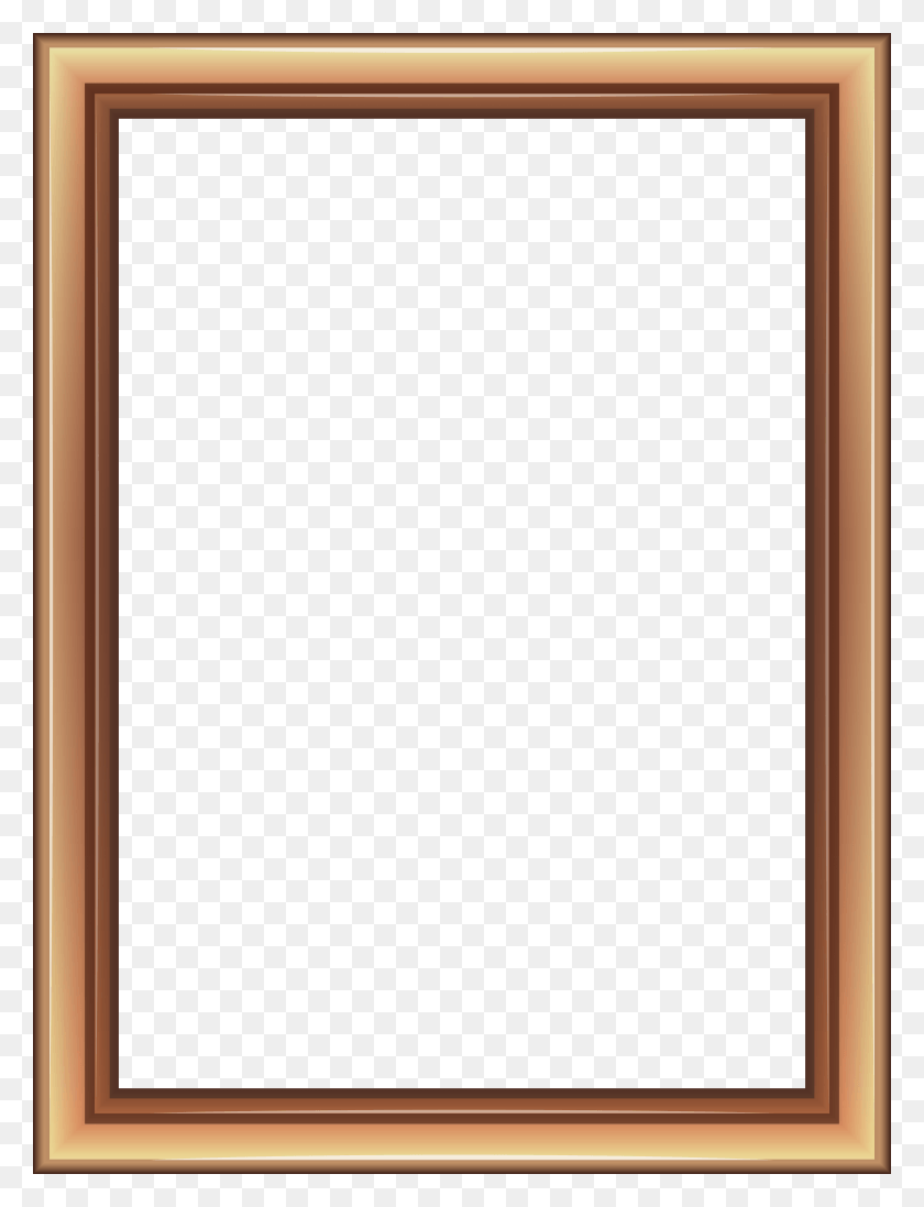 6012x8000 Transparent Classic Brown Frame Image, Rug, Furniture, Mirror HD PNG Download