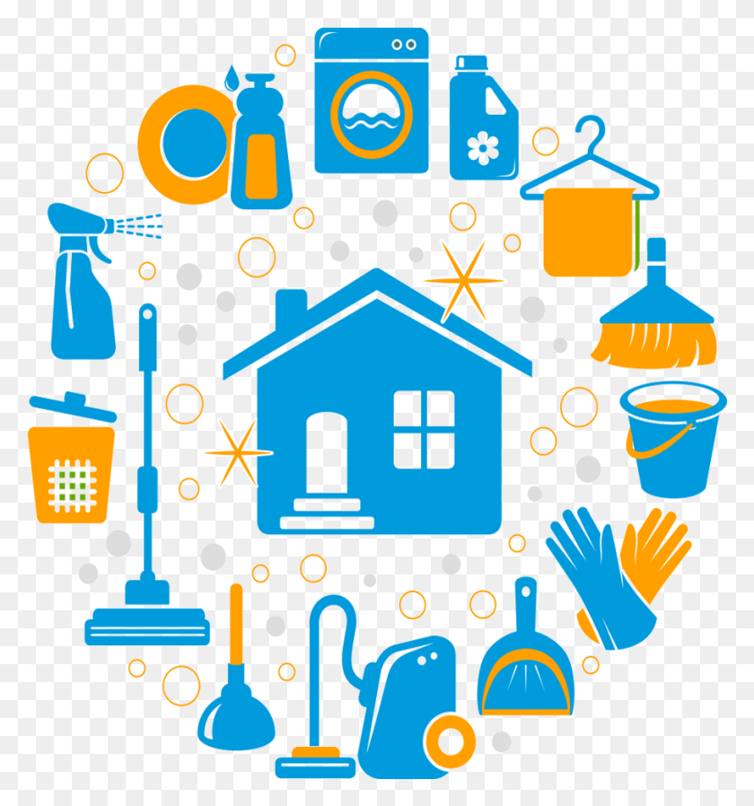906x974 Transparent Cleaning Icon All House Cleaning Icons, Graphics, Pac Man HD PNG Download