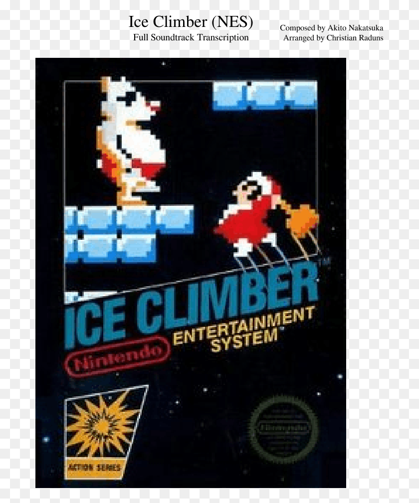 699x949 Transparent Climber Nes Ice Climber, Super Mario, Poster, Advertisement HD PNG Download
