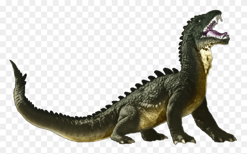 807x480 Transparent Clipart Dinosauri Godzilla Vs Rhedosaurus, Dinosaur, Reptile, Animal HD PNG Download