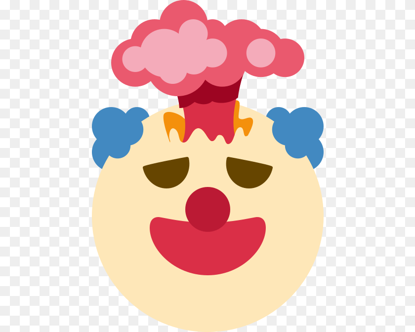 469x673 Cloud Emoji Discord Clown Emoji, Performer, Person, Baby, Cream Transparent PNG