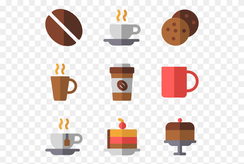 529x505 Transparent Coffee Paper Cup Icon Packs Svg Coffee Shop Flat Icon, Coffee Cup, Text, Alphabet HD PNG Download